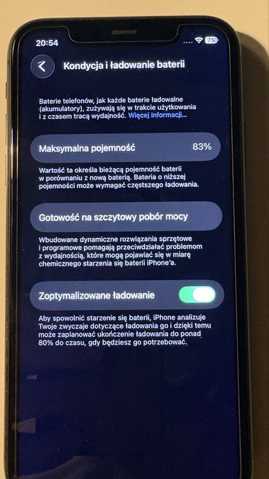 iPhone 11 64GB Czarny | Bateria 83%