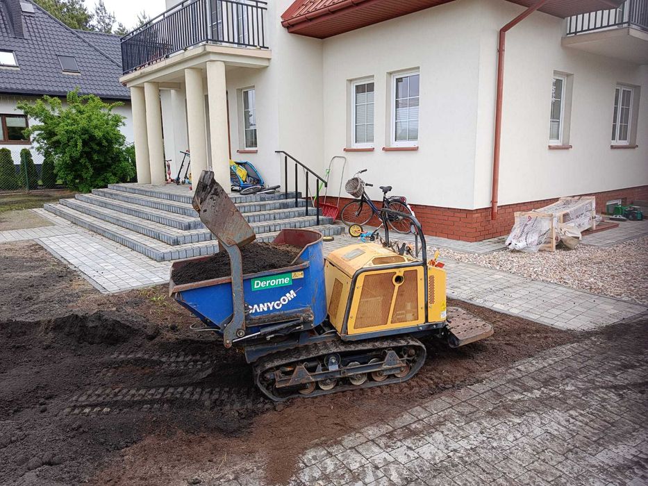 Wozidło samojezdne samozaładowcze 1500kg diesel wynajem wykop sam
