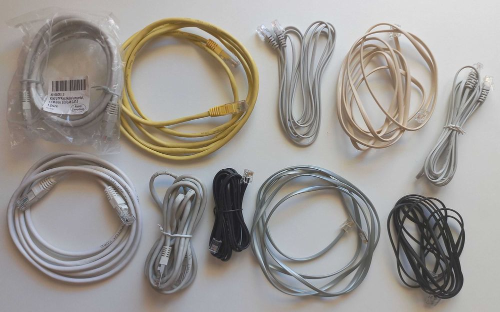 Internet and Telephone Network Cables64551902214403120