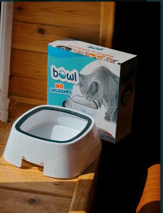Миска для води непроливайка для котів та собак
