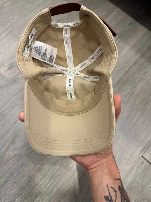 Boné/Chapéu Lacoste Bege