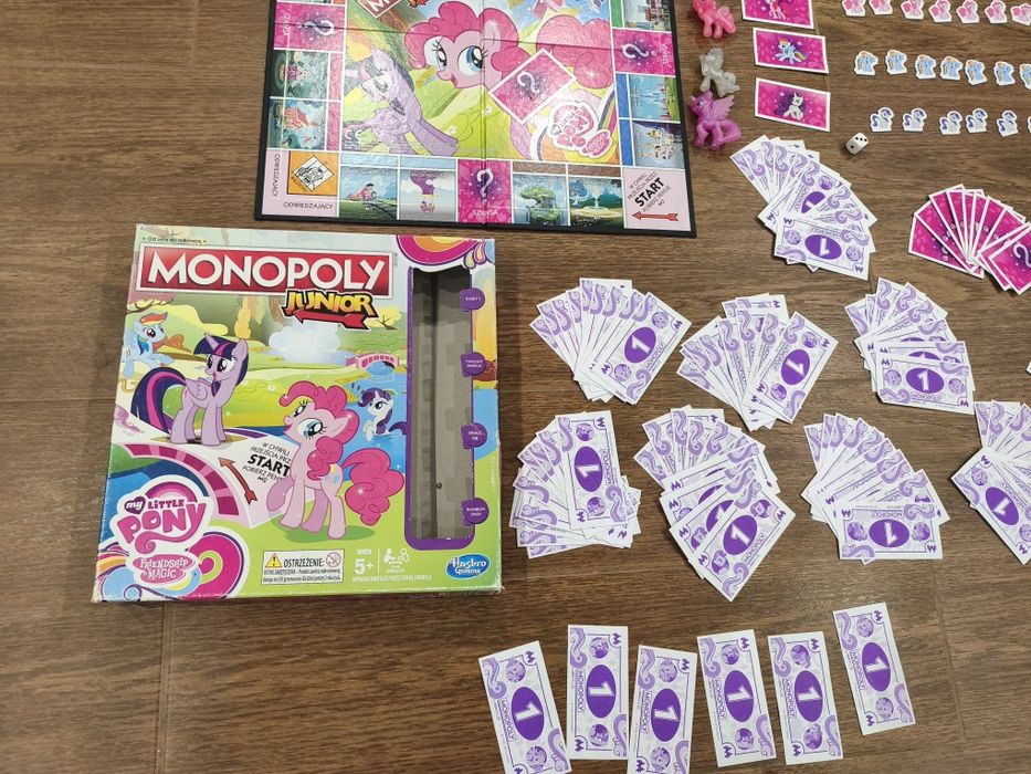 Monopoly Junior My Little Pony, GRA stan bardzo dobry