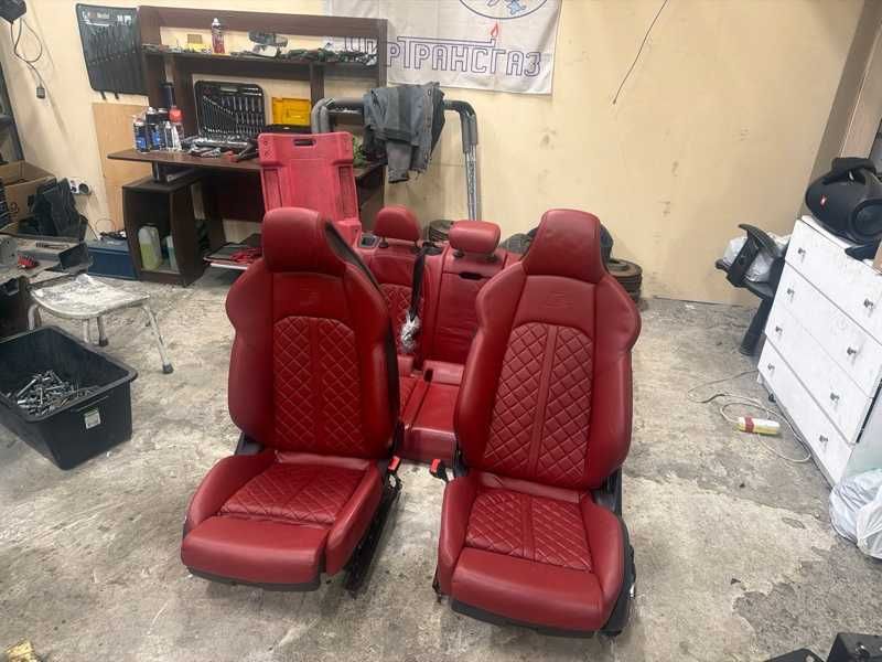 Комплект сидінь Audi S4 A4 B9 Седан Салон  в сборе Разборка запчасти