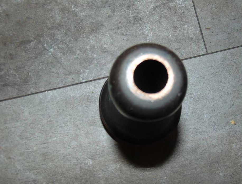 Stary mosiężny środek do żyrandol,lampka,wys.12,3 cm.