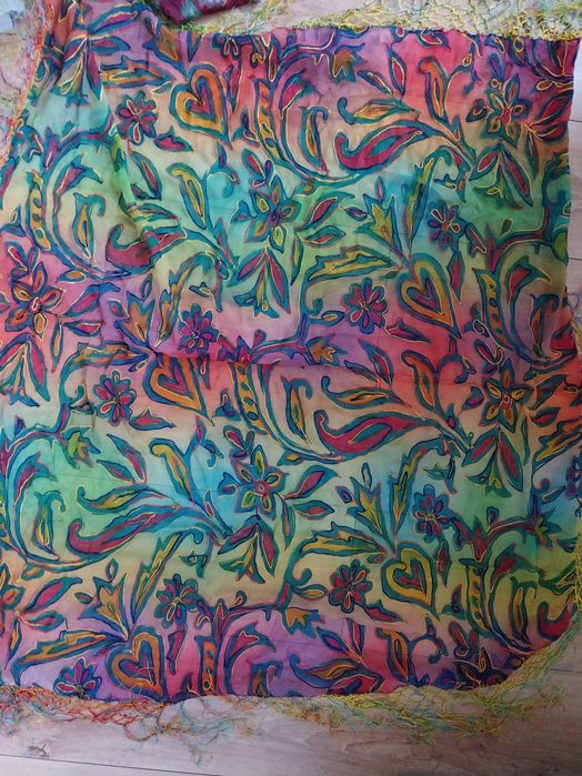 Chusta, szal apaszka frędzle