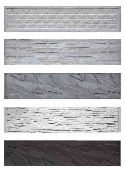 Ogrodzenie Betonowe Producent Różne Wzory Od Ręki