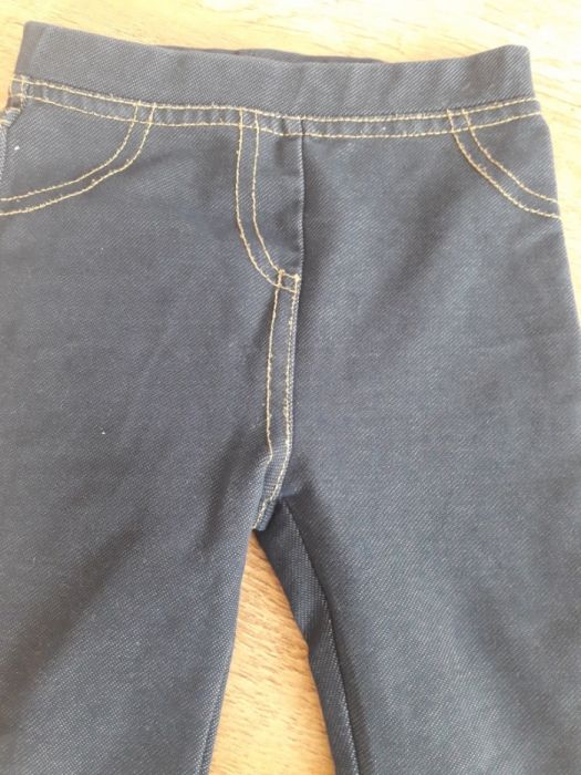 Spodnie/leginsy/getry ala jeans roz 74 cm.