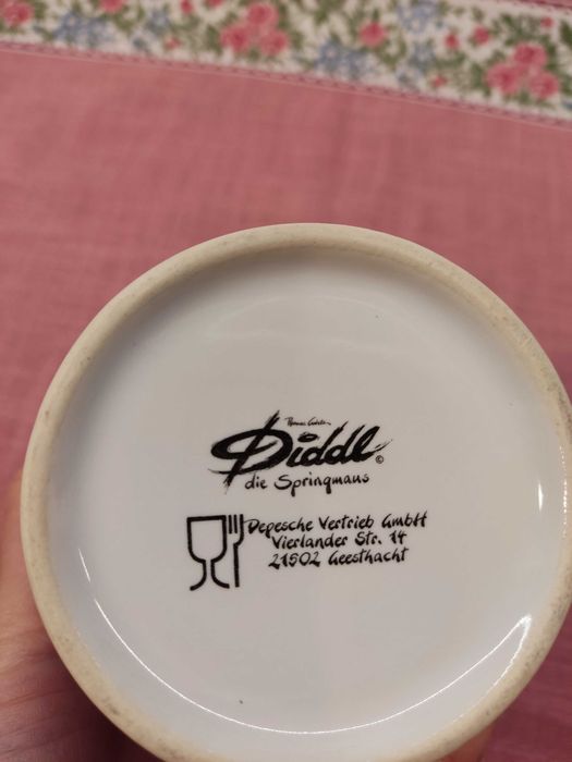 Kubek z myszką 3D Diddl (myszka z serem)