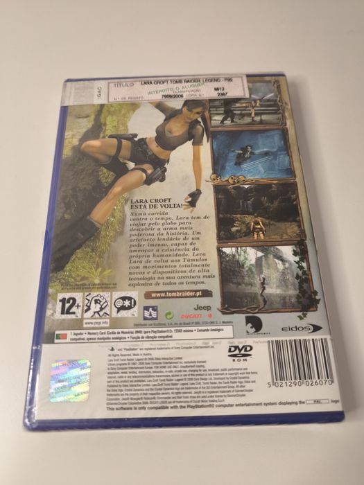 Tomb Raider Legend PlayStation 2 (Selado) PS2

- Capa e disco em bom estado.
- Inclui manual.