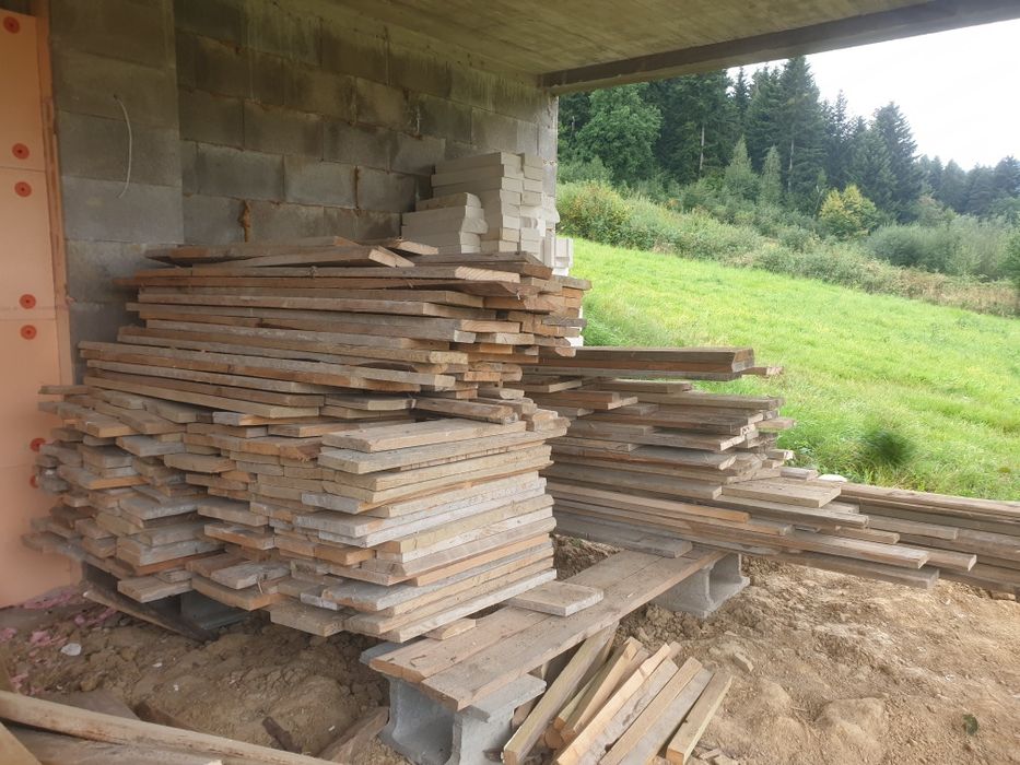 Deski szalunkowe  po 1 budowie