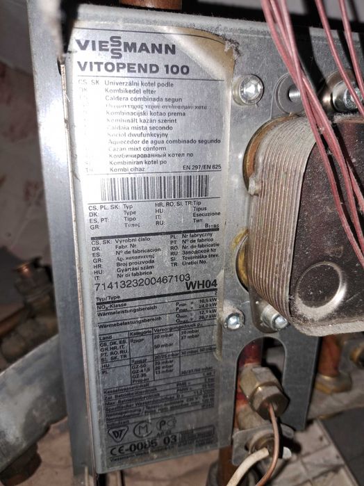 Kocioł piec Viessmann Vitopend 100 WH06 dwuobiegowy