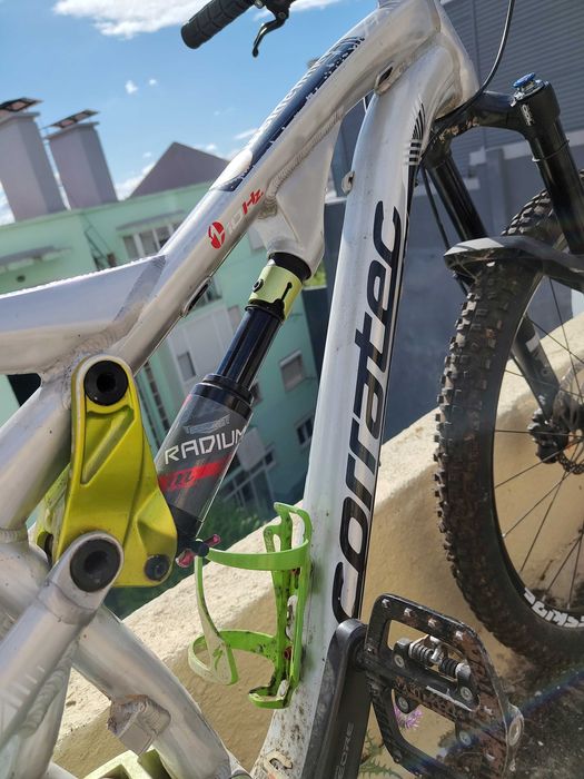 Bicicleta BTT Full Suspension Corratec Inside Link — Transmissão Shimano Deore — Bom Estado