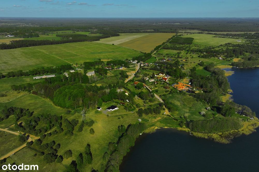 Działka nad Jeziorem Dołgie| las | natura - BUDOWLANA