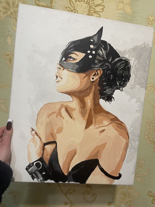 Картина женщина кошка фетиш