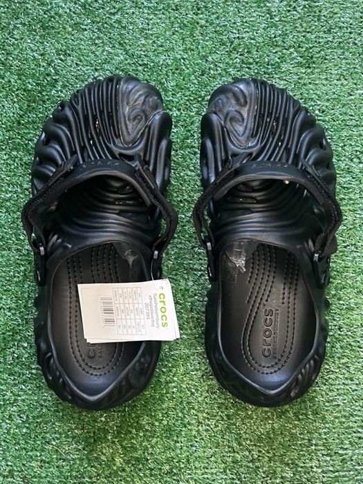 Crocs Черные Pollex Clog тапки крокс