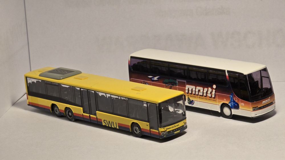 Model autobusu Setra S319NF + S315HD 1:87 Rietze