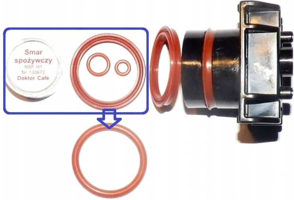 Uszczelki smar Saeco Vienna Magic Royal Incanto Gaggia Spidem Miele