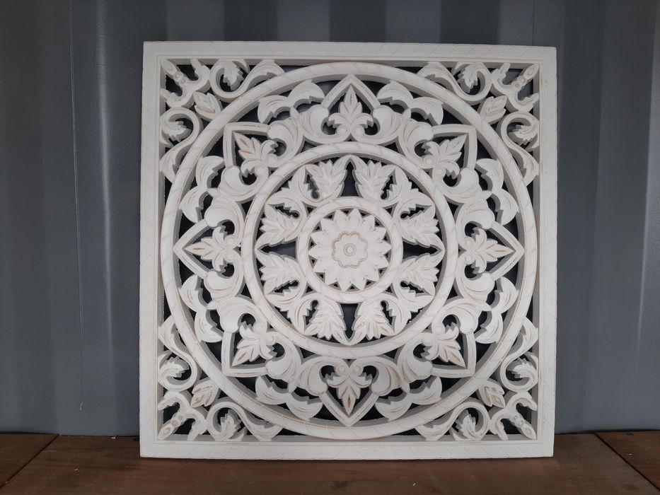 Biały podświetlany dekor ścienny panel dekoracyjny