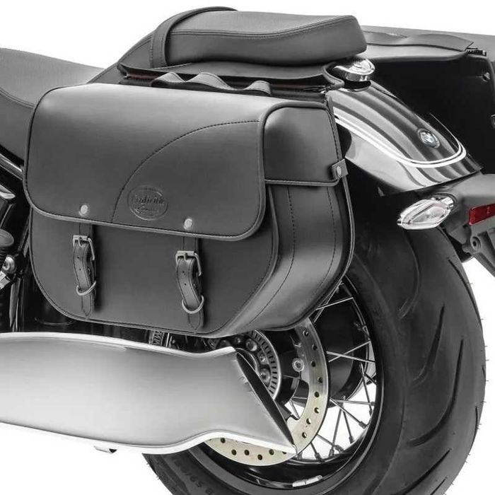 ENVIO INCLUÍDO Alforges pele grossa par chopper mota moto