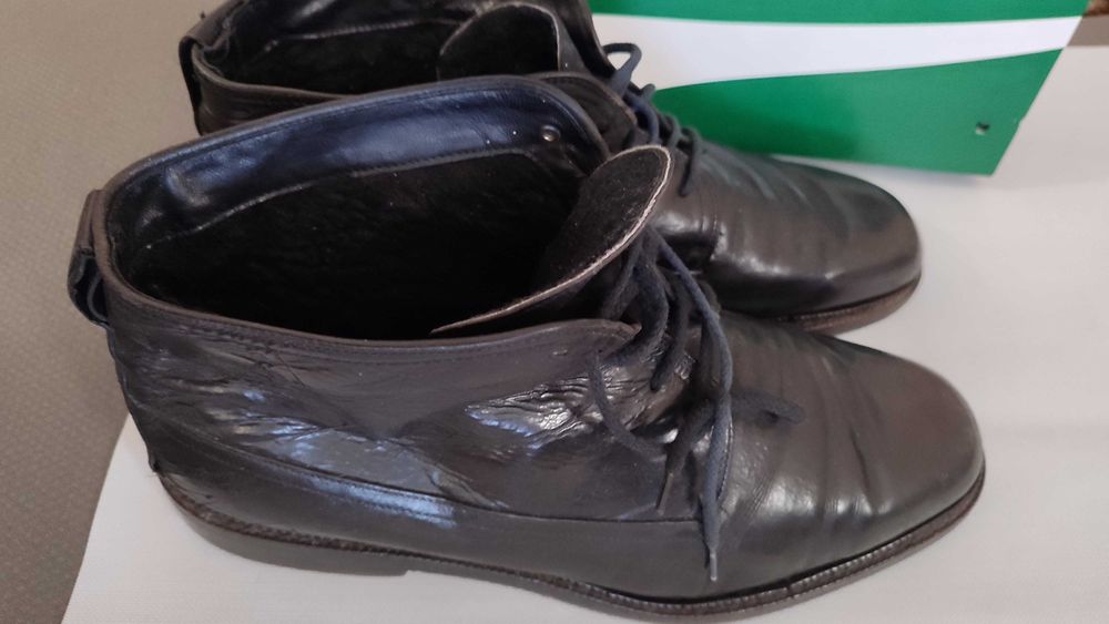 Сапоги чоловічі Італія Torresi з натуральної шкіри на овчині