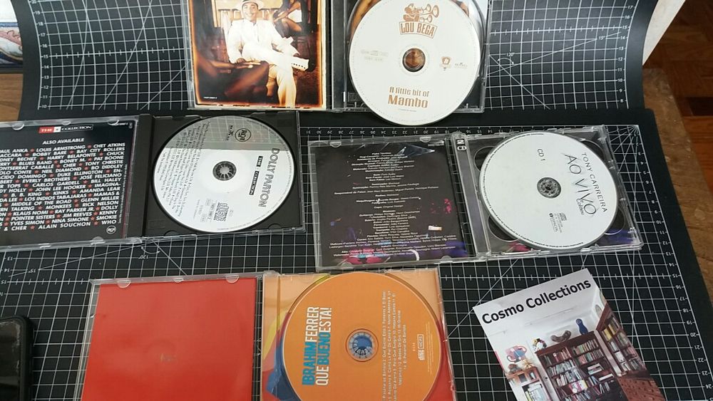 Cds originais lou Bega, Dolly Parton, Tony Carreira, Ibrahim Ferrer