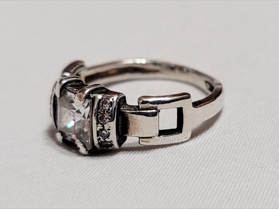 Серебряное кольцо с камнем 925 проба не времён ссср