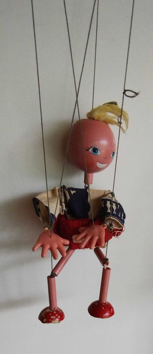 2 Marionetas inglesas muito antigas