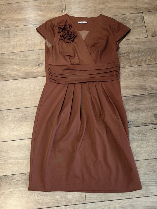 Damska sukienka zdobiona, SLN Fasion 40