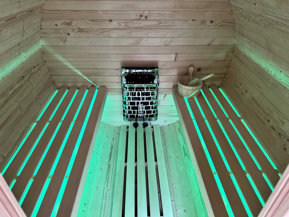 Sauna Ogrodowa Beczka do samodzielnego montażu złożenia - materiał