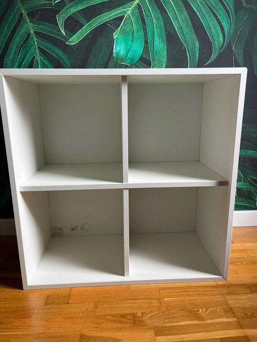 IKEA EKET - biała szafka/regał z 4 przegrodami