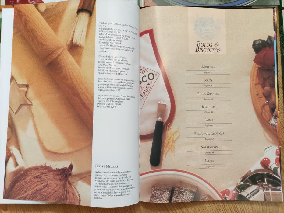Conjunto de 9 Livros de receitas Boa Mesa