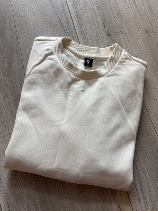 Młodzieżowa bluza beżowa REPORTER oversize | Rozmiar S