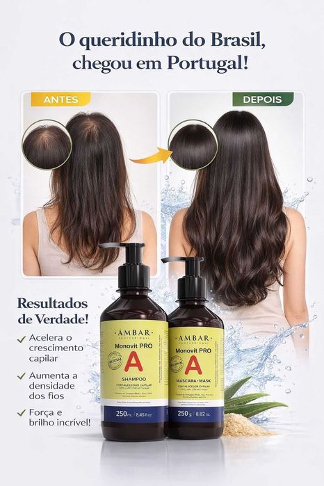 Monavin A kit crescimento capilar