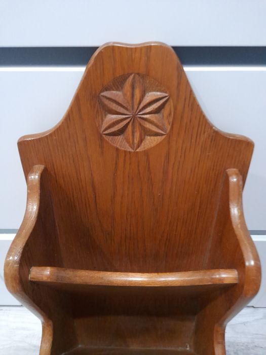 Półko wieszak z drzewa