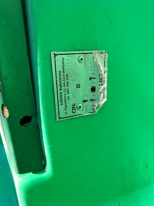 Łódka dwupłaszczowa