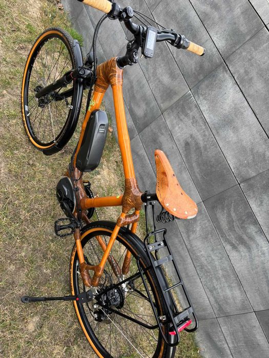 Rower elektryczny Myboo bambusowy 55cm rolhoff
