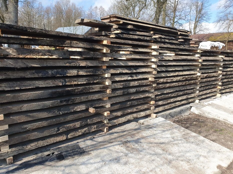 czarny dąb, dąb czarny, monolity czarny dąb, brusy dębu czarnego