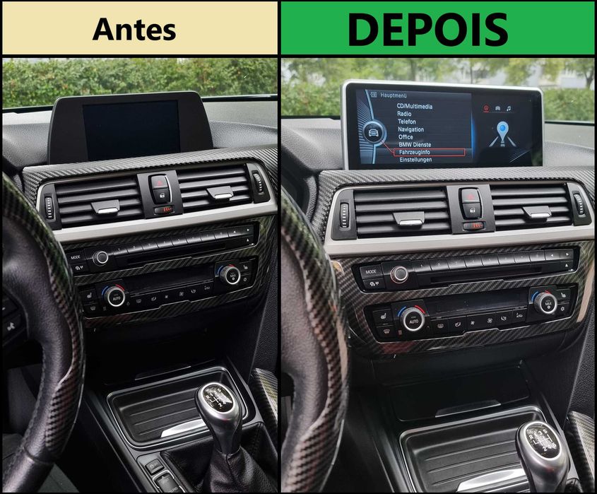 (NOVO) Rádio 2DIN Android 10.25"• BMW F20 / F30 • [4+64GB] 320d 120d