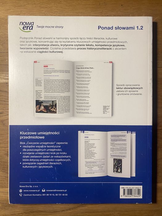 Podręczniki Ponad Słowami 1 część 1 i 2 w zestawie