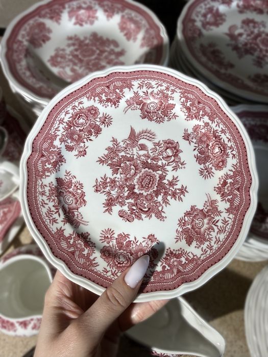 Вінтажний сервіз Vileroy&boch Fasan рожевий