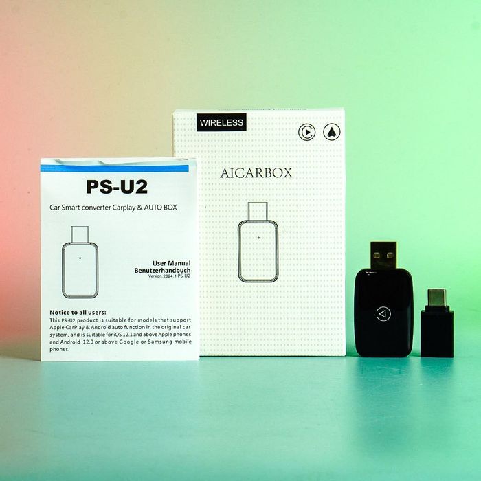 Адаптер беспроводной адаптер Carplay Android Auto Smart Dongle Plug an