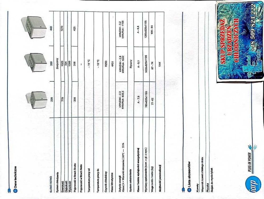 NOWY dystrybutor 6 do lodów witryna lody konserwator GLOBO RETRO 230