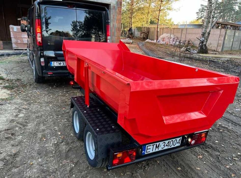Przyczepa z wywrotem pod quada, utv, auto, ciągnik