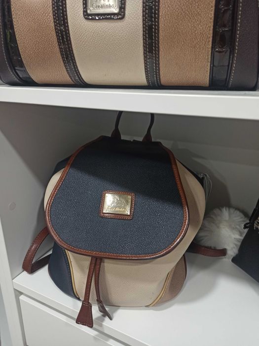 Mochila em pele cavalinho