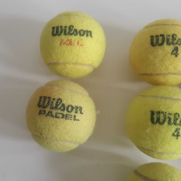 Lote de 16 Bolas de Ténis Tennis Wilson Usadas Boas