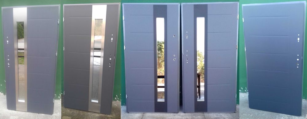 - 40 % Wyprzedaż Drzwi Zewnętrzne 72 mm Antracyt 101 /111 x 208