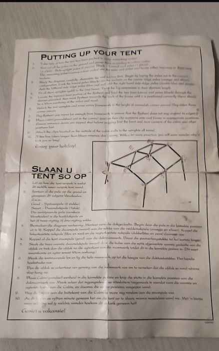 Tenda familiar para 4 pessoas