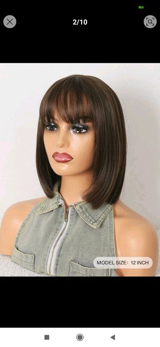 Ciemny bob nr.17 krótki