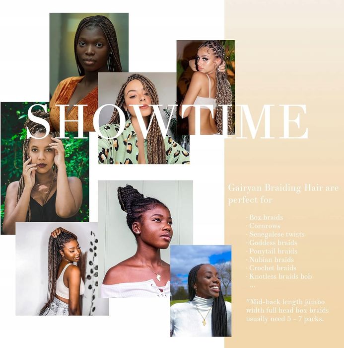 Włosy Syntetyczne Kanekalon 60 cm 100g (Blond)