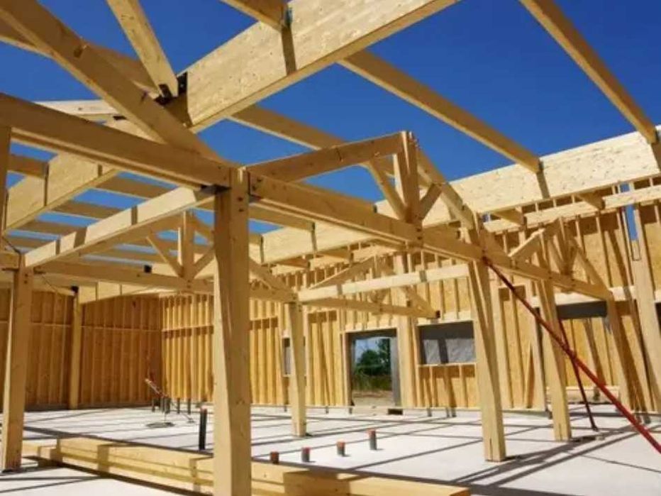 Drewno klejone BSH świerk, GL24, klasa Si wizualna 120X120  BRUTTO!